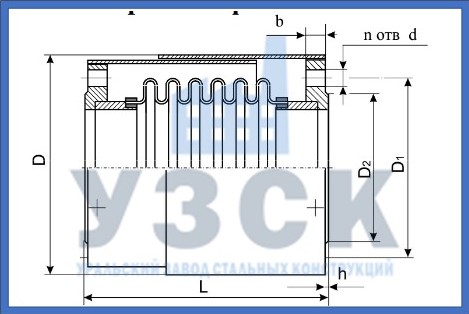 Чертёж сильфонного компенсатора ОФК в {{in_city}}