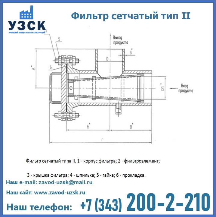 Фильтр сетчатый ФС по Т-ММ-11-2003 в Нижневартовске