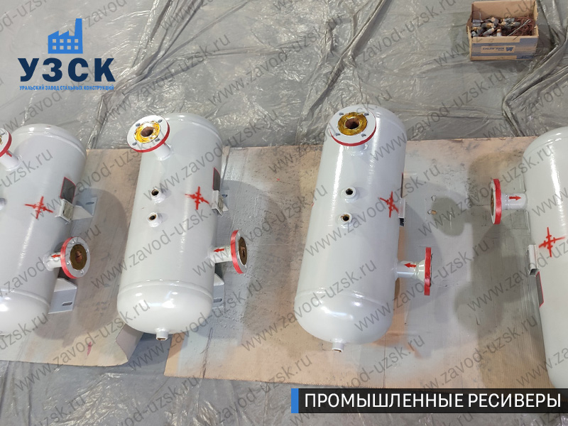 фотография емкостных ресиверов газа Уфа